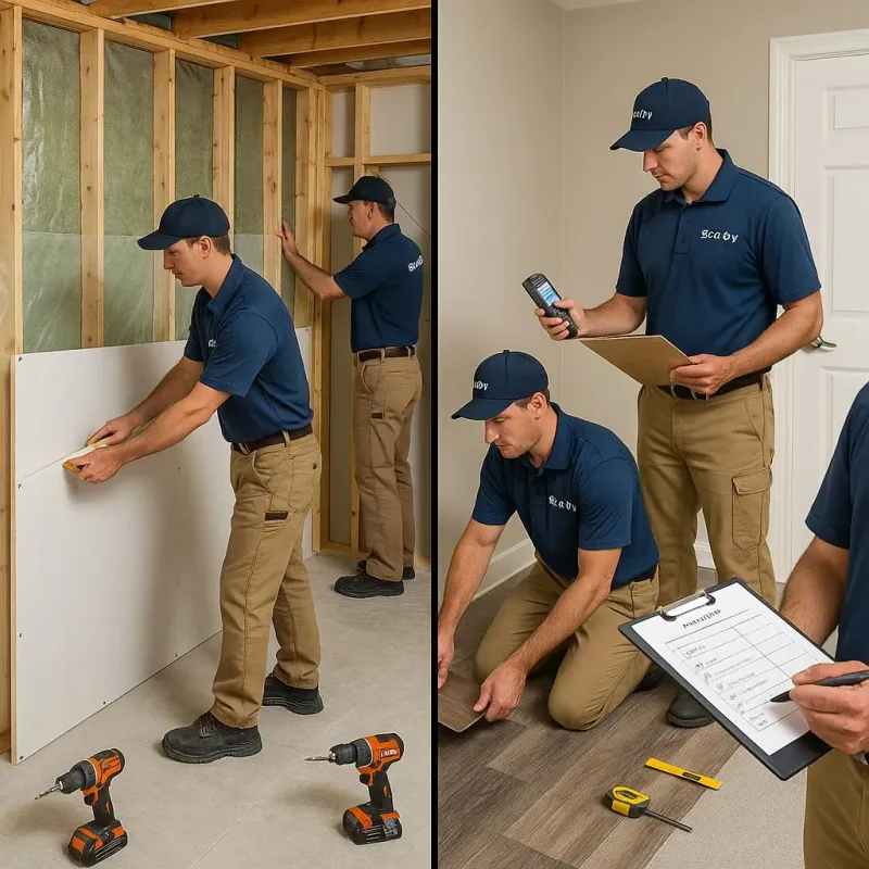 Repairs and Reconstruction process in Broome County, NY